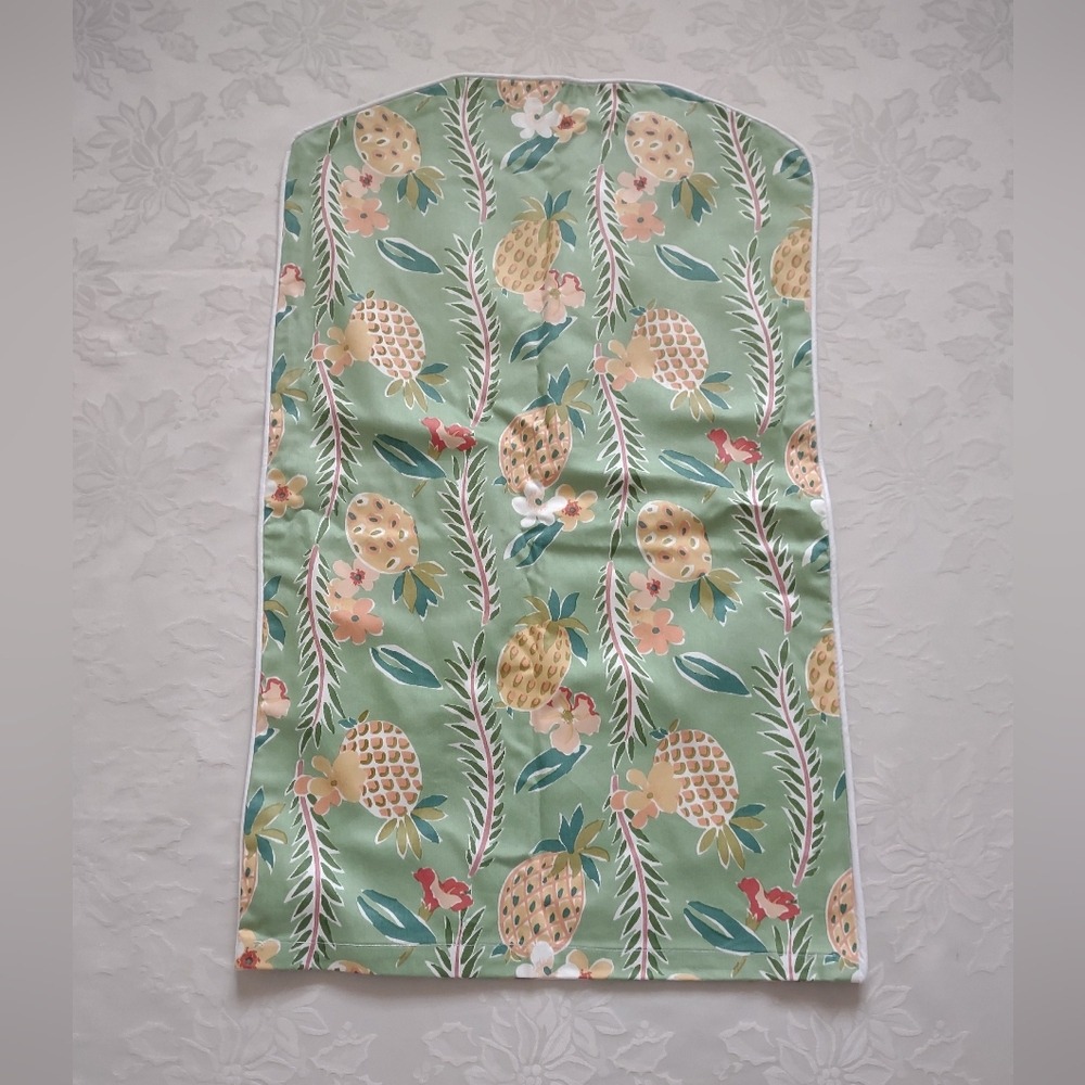 Tropical Pineapple Paradise Cotton 2 Garment Bags